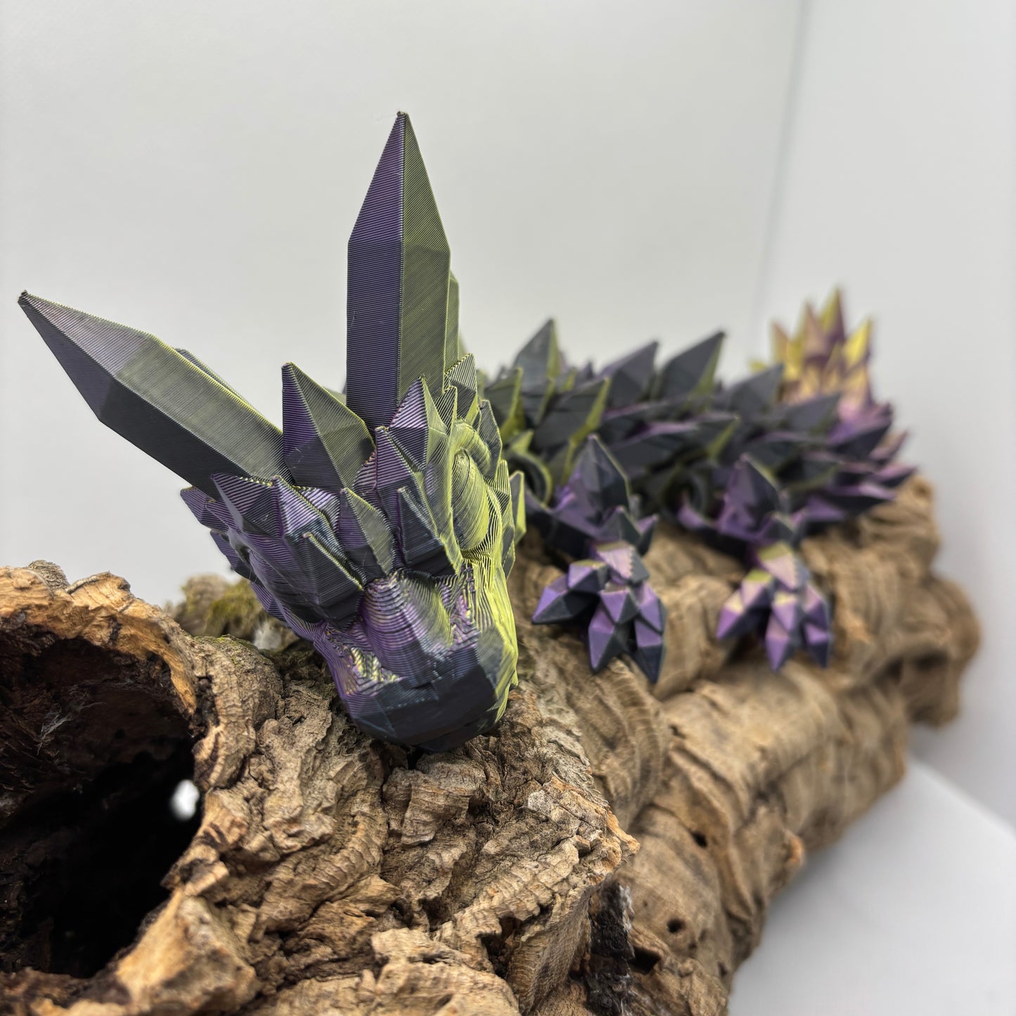 Baby Crystal Dragon – 3D-gedruckter Kristalldrache (ca. 27cm)
