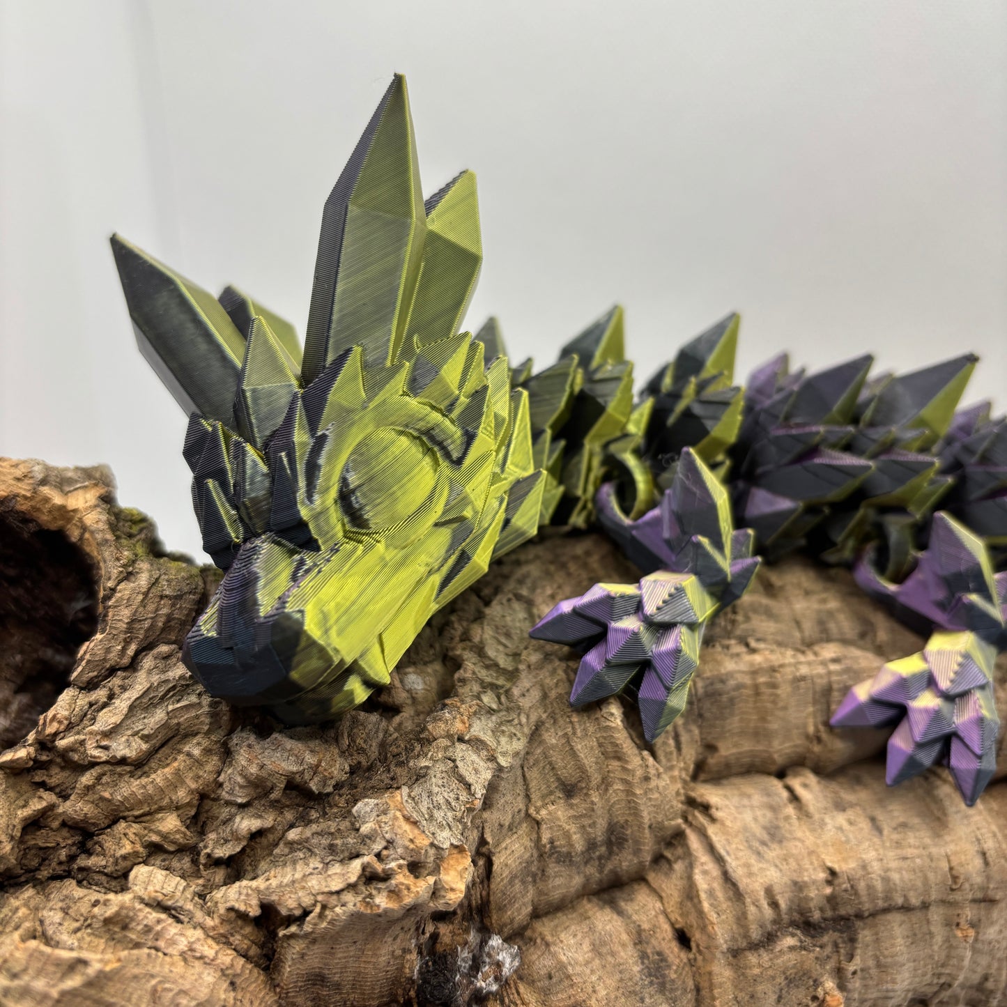 Baby Crystal Dragon – 3D-gedruckter Kristalldrache (ca. 27cm)