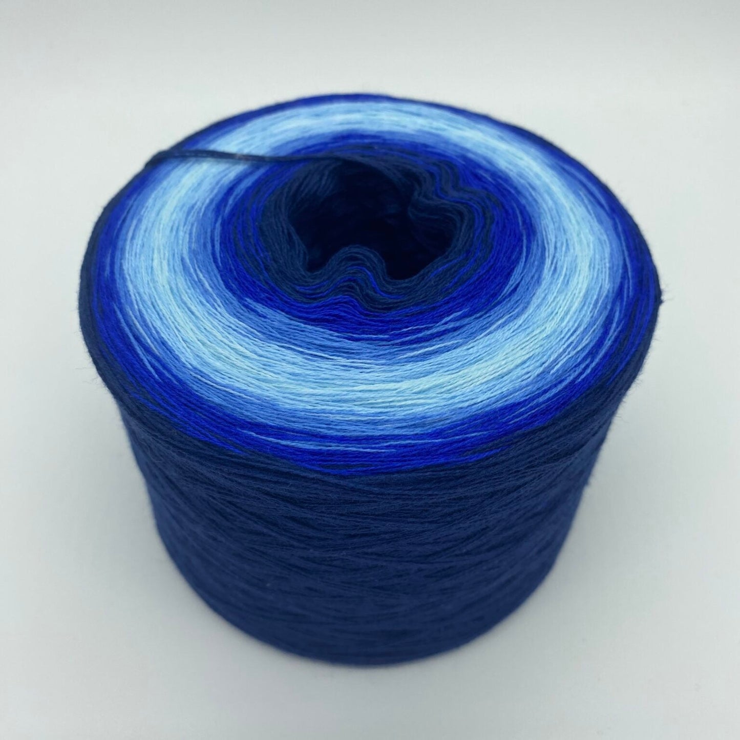 Adventskalender Bobbel Adventsglöckchen blau/ silber 3 Fäden