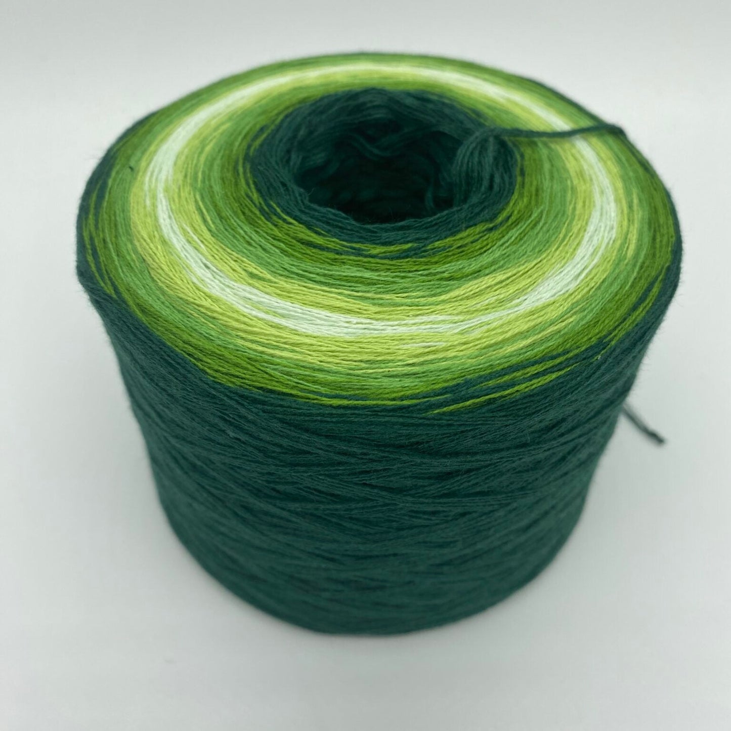 Adventskalender Bobbel Adventsglöckchen grün/ silber 3 Fäden