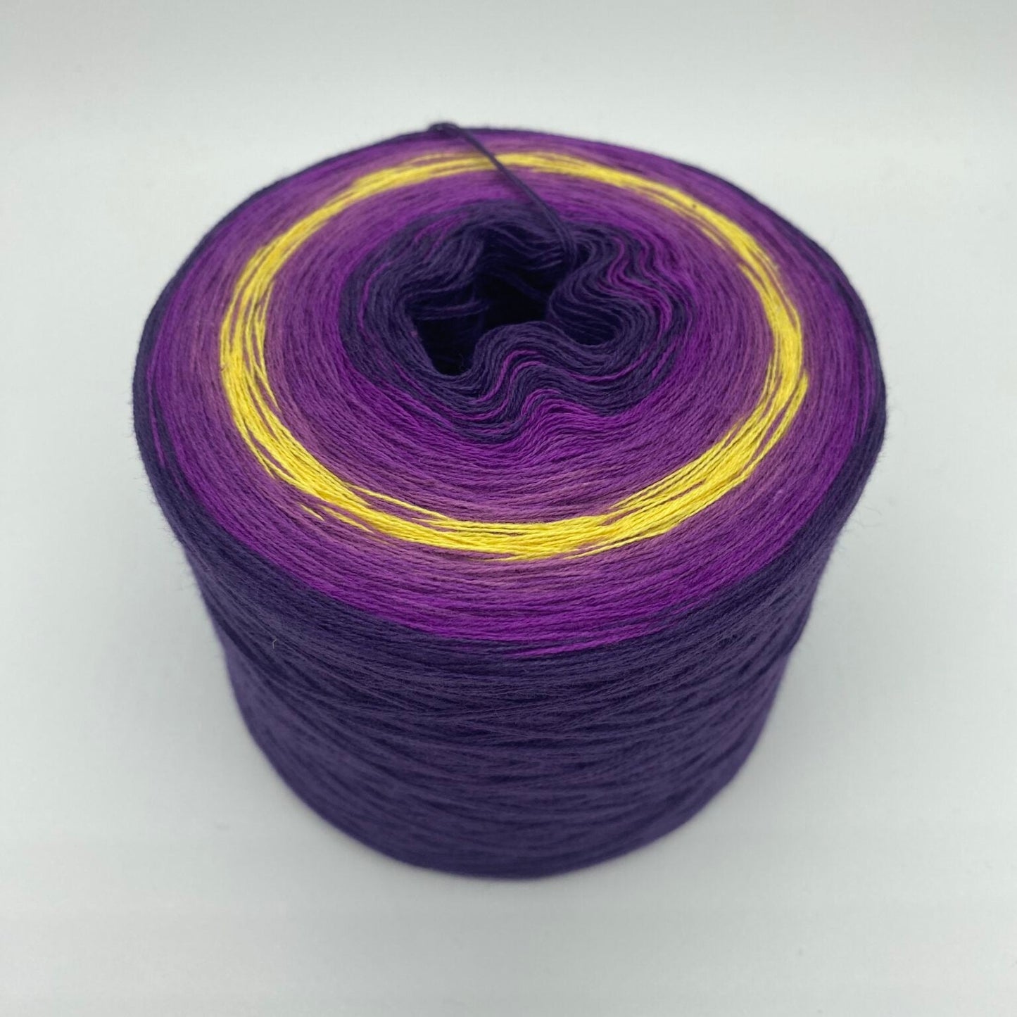 Adventskalender Bobbel Adventsglöckchen lila/ gold 3 Fäden