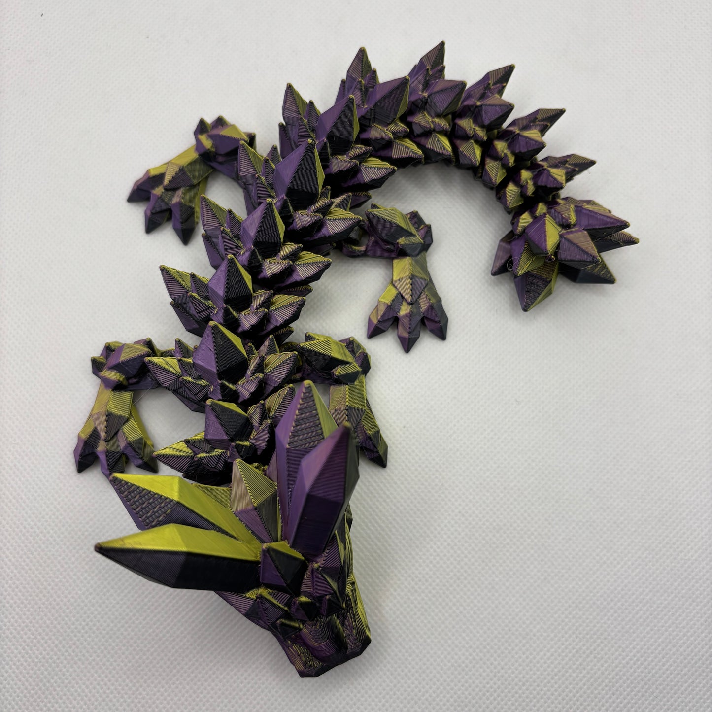 Baby Crystal Dragon – 3D-gedruckter Kristalldrache (ca. 27cm)