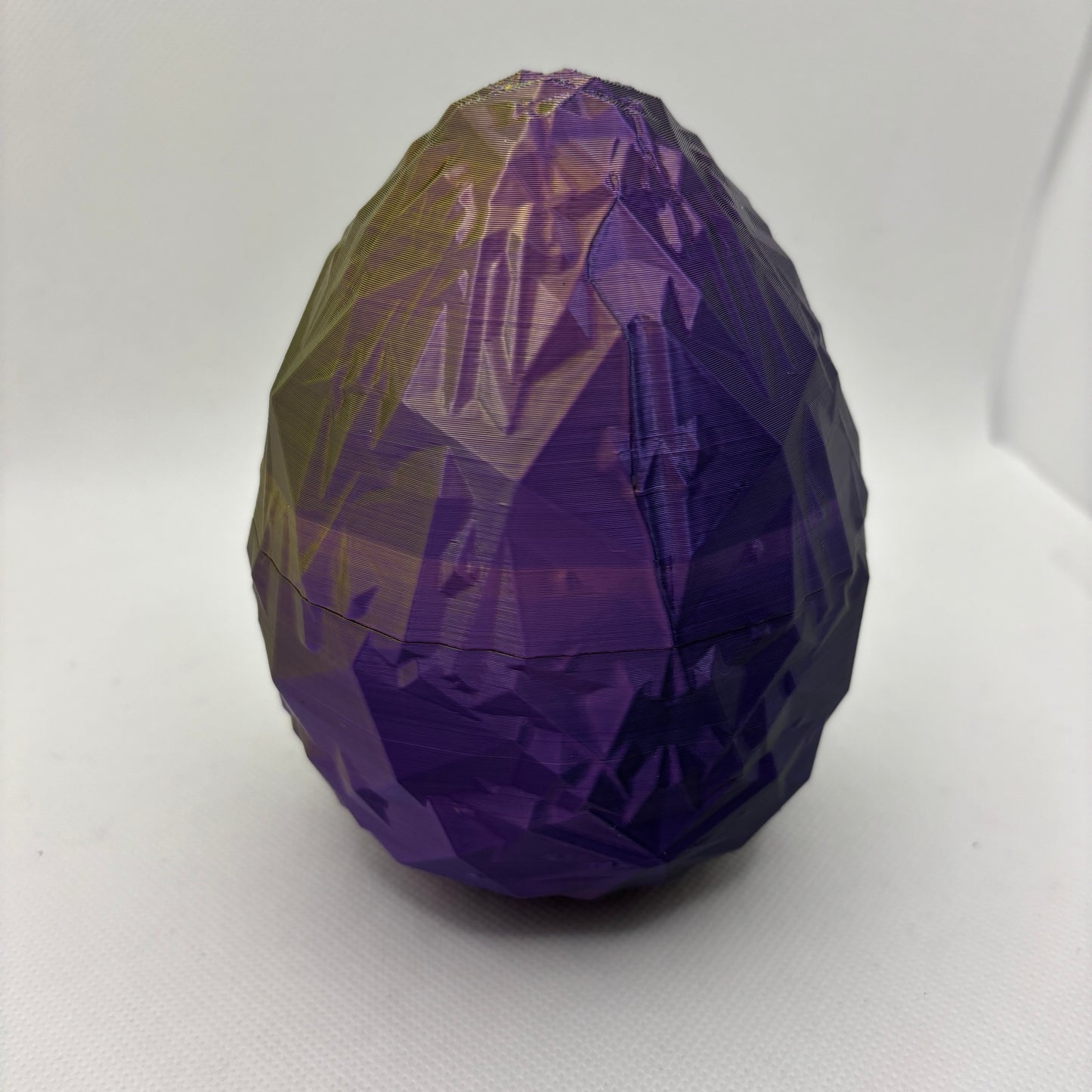 Baby Crystal Wolf Dragon und Crystalited Egg( Kristallei) – 3D-gedruckter Kristalldrache im Drachenei
