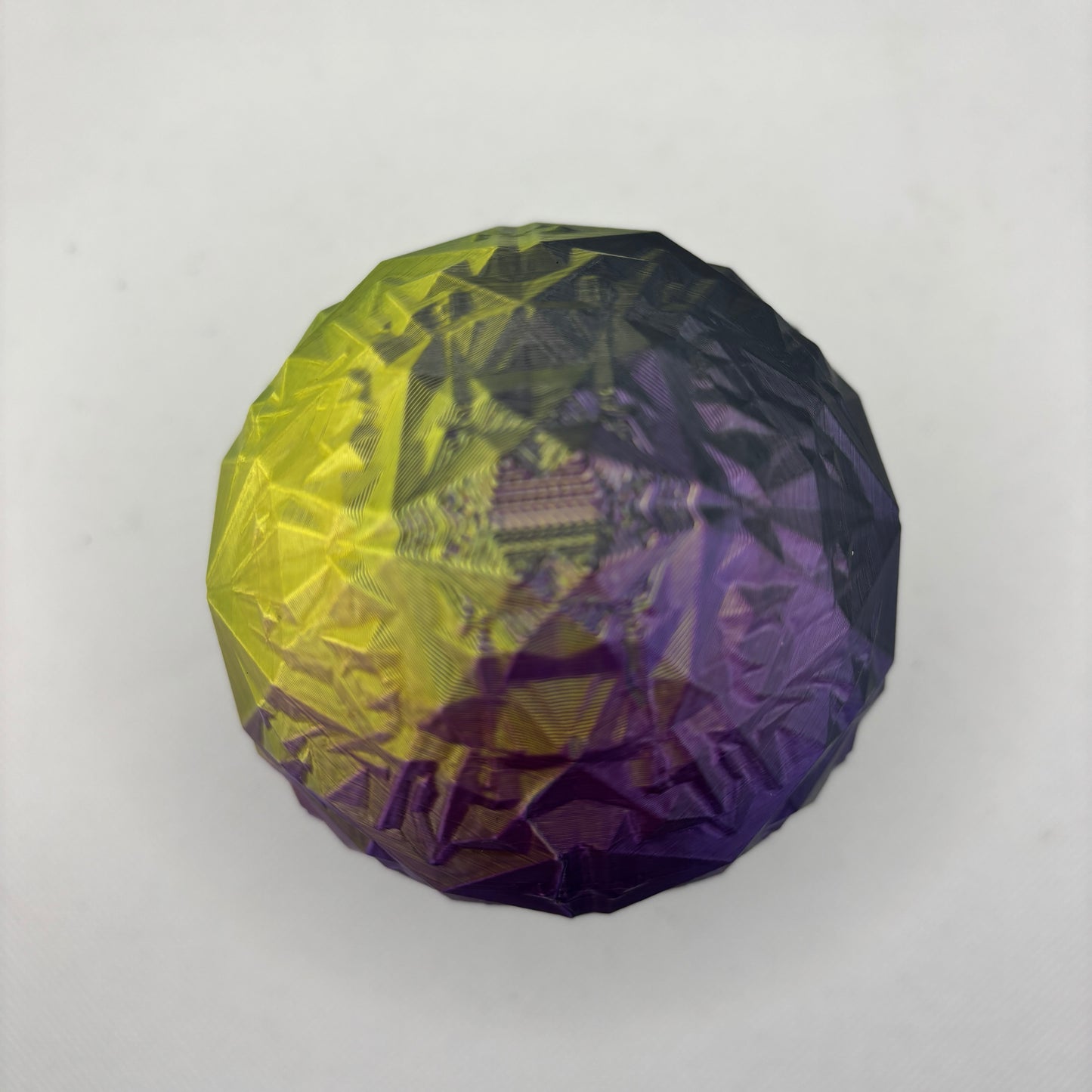 Baby Crystal Wolf Dragon und Crystalited Egg( Kristallei) – 3D-gedruckter Kristalldrache im Drachenei