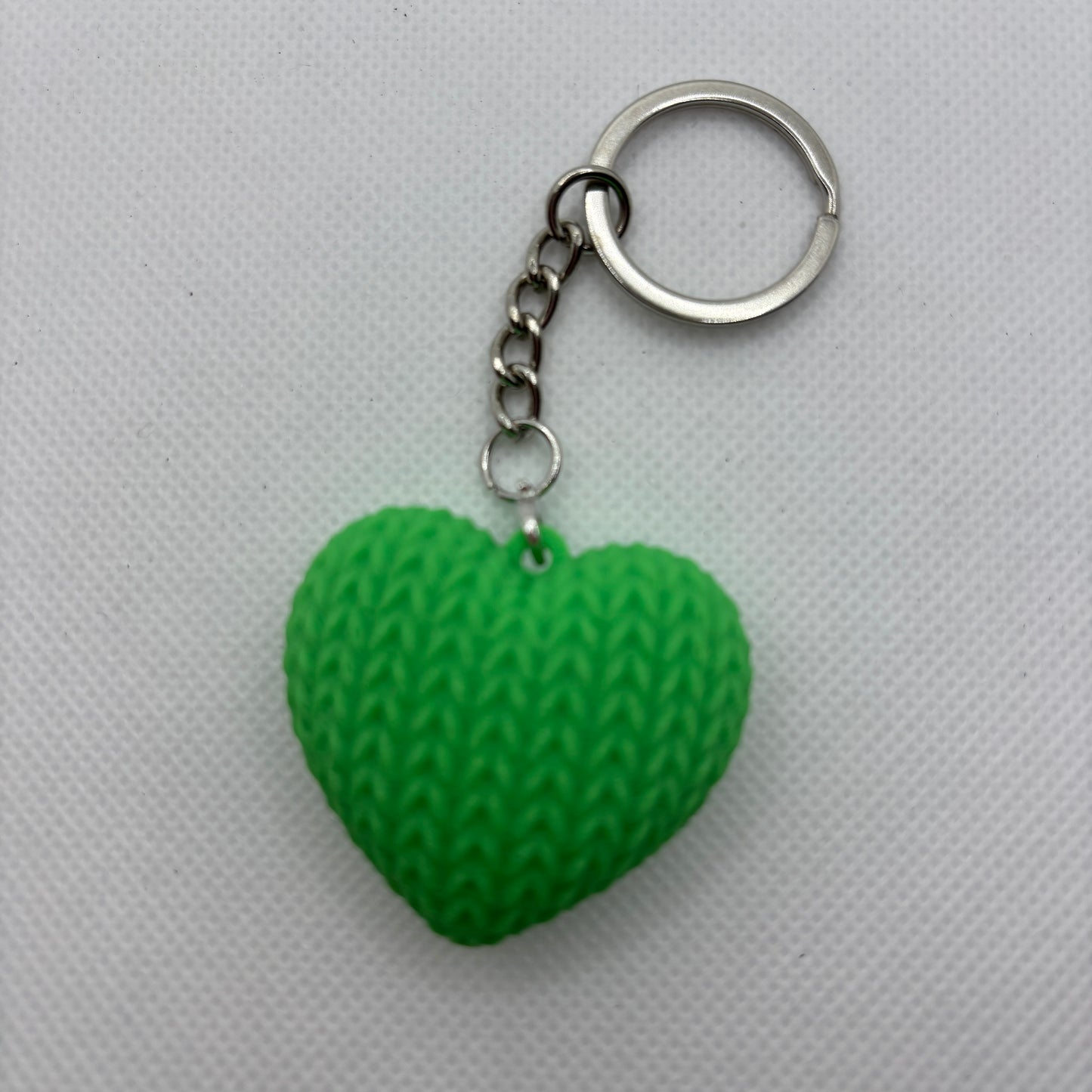 Gestricktes Herz – Schlüsselanhänger aus dem 3D-Drucker