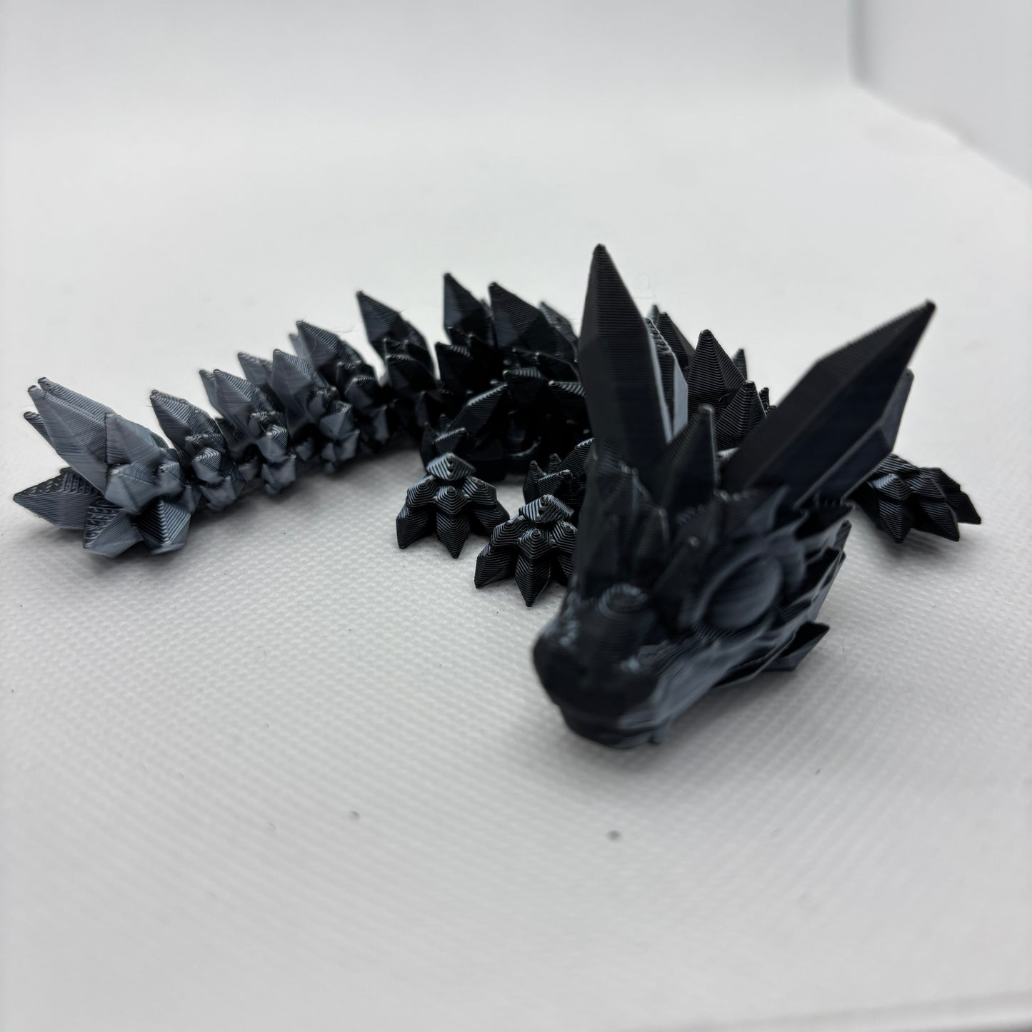 Baby Crysta Dragon – 3D-gedruckter Kristalldrache (ca. 16cm)