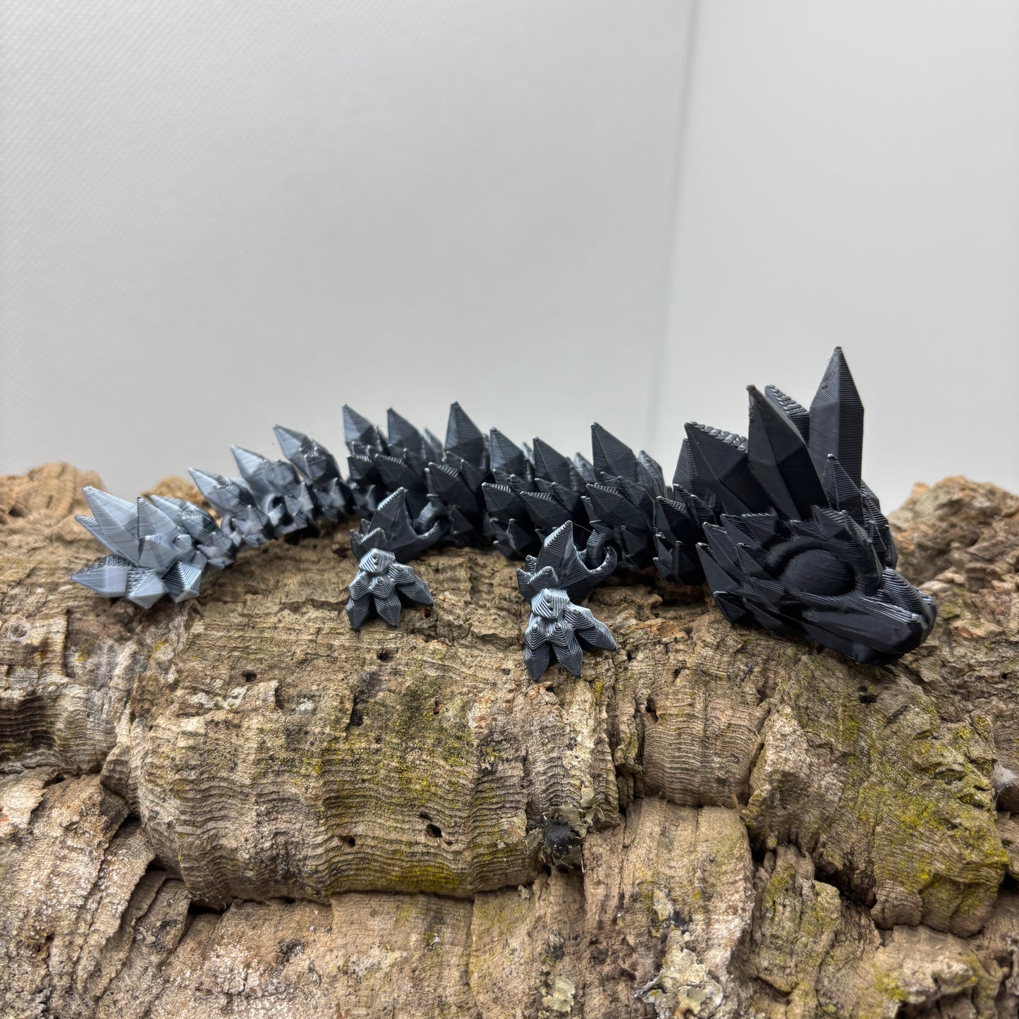 Baby Crysta Dragon – 3D-gedruckter Kristalldrache (ca. 16cm)