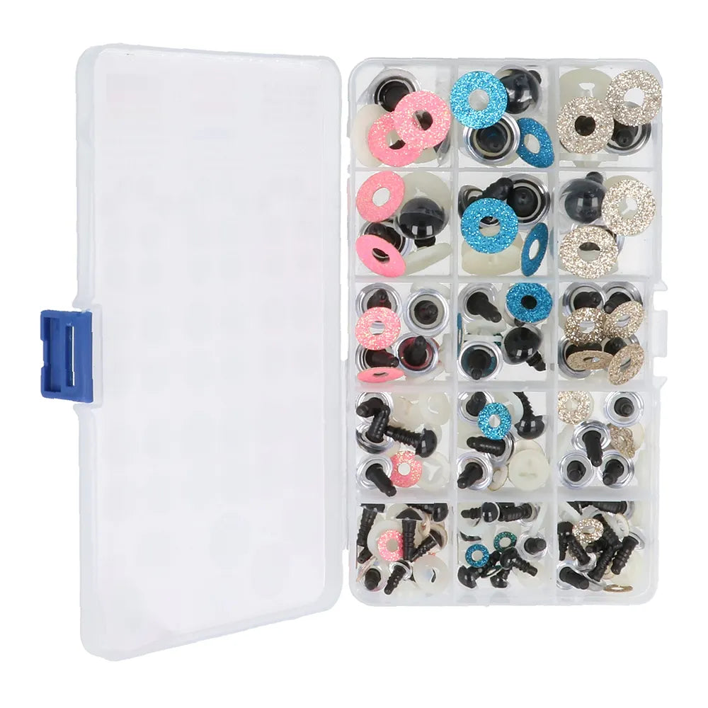 Opry Glitter Tieraugen zweifarbig 8-18mm