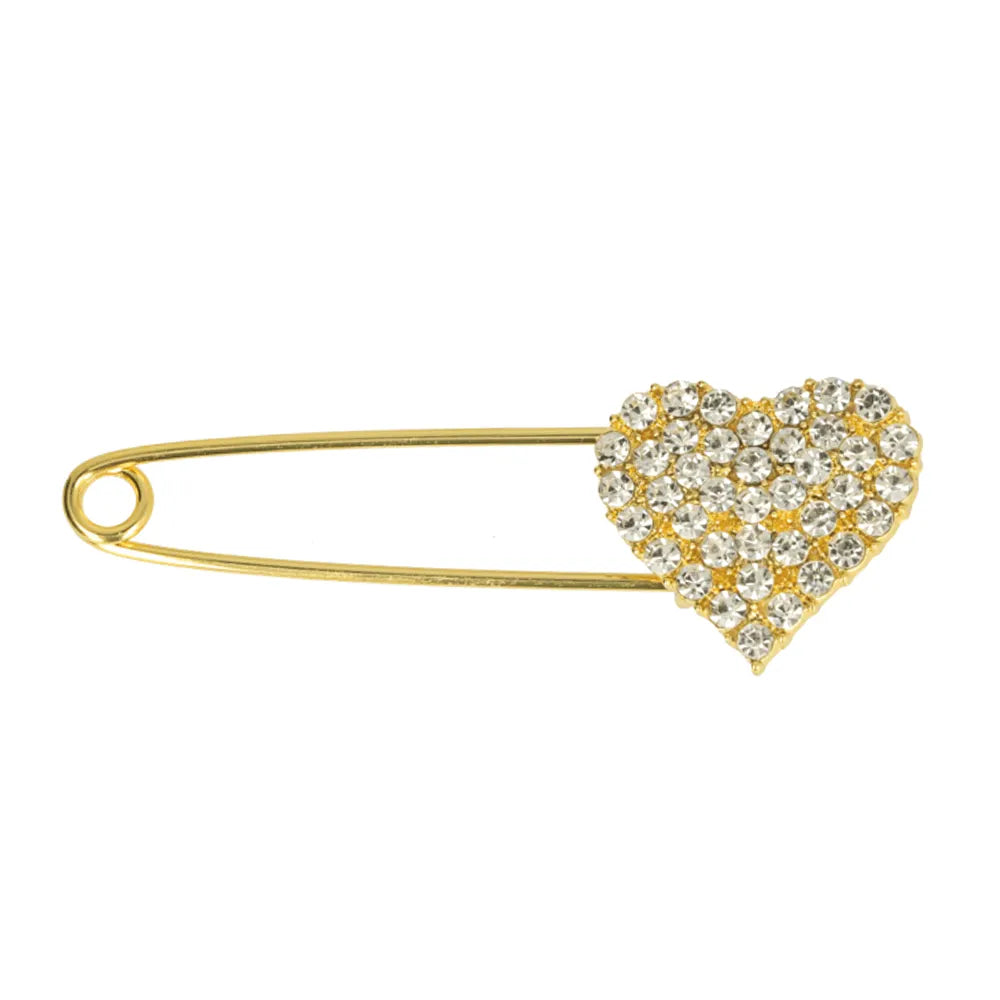Kiltnadeln Strass Herz