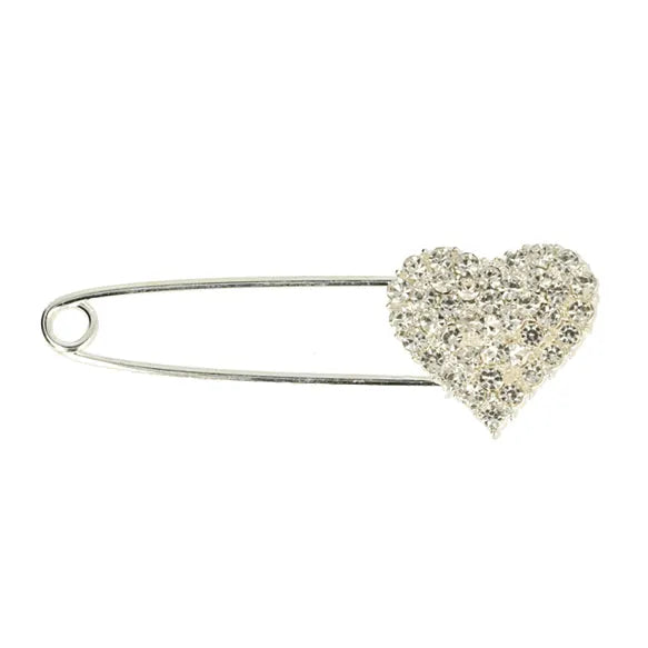 Kiltnadeln Strass Herz