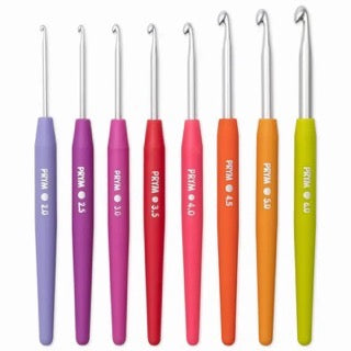 Wollhäkelnadel Set, Softgriff, 2-6mm