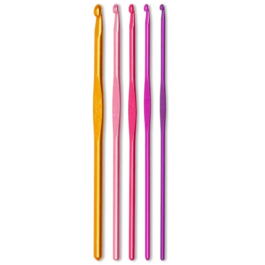Häkelnadel-Set ALU, farbig 2,5-5,0 mm