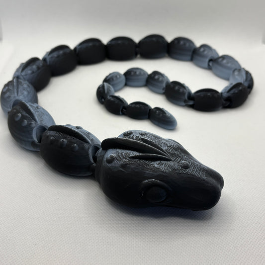 Cinder Snake – 3D-gedruckte Schlange (ca. 78 cm)