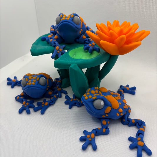 Tiny Toad – 3D-gedruckte Kröte (ca. 10 × 14 cm)
