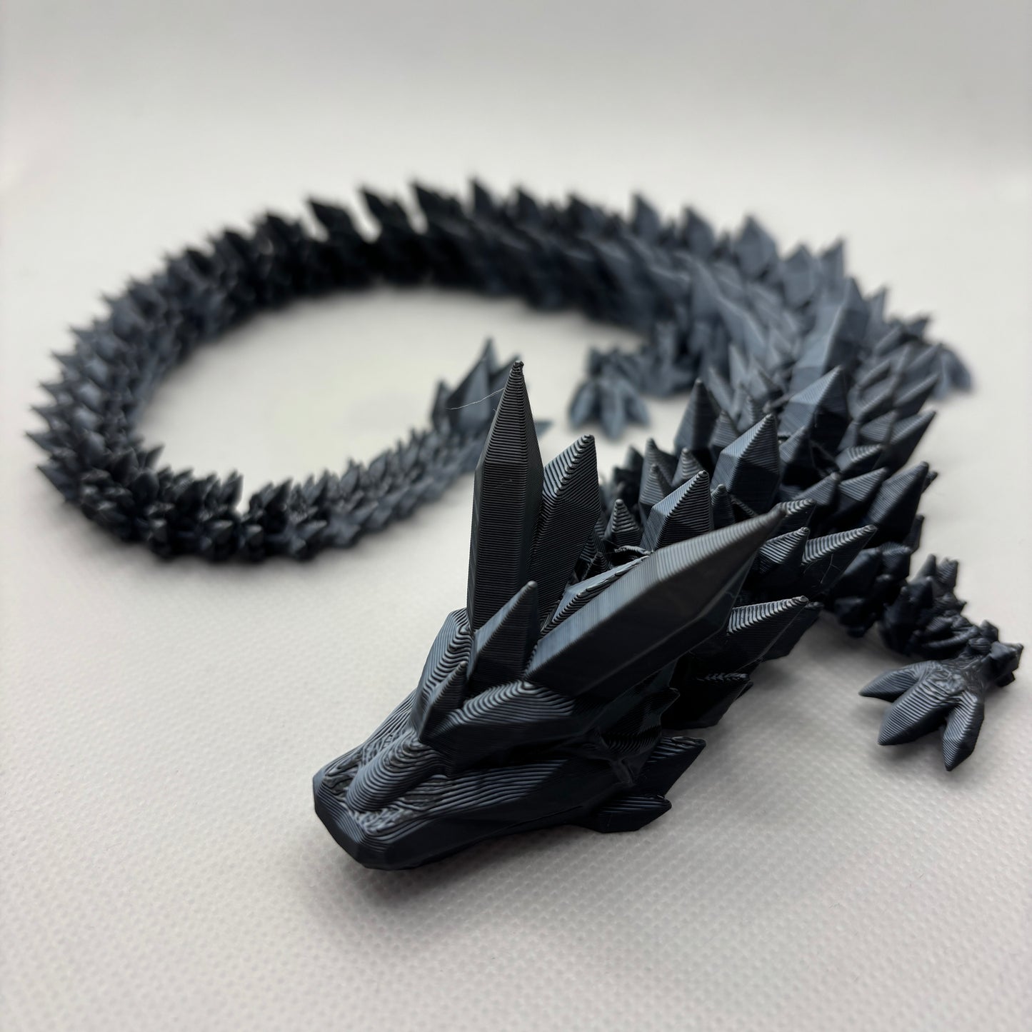 Crystal Dragon – 3D-gedruckter Kristalldrache (ca. 46cm)