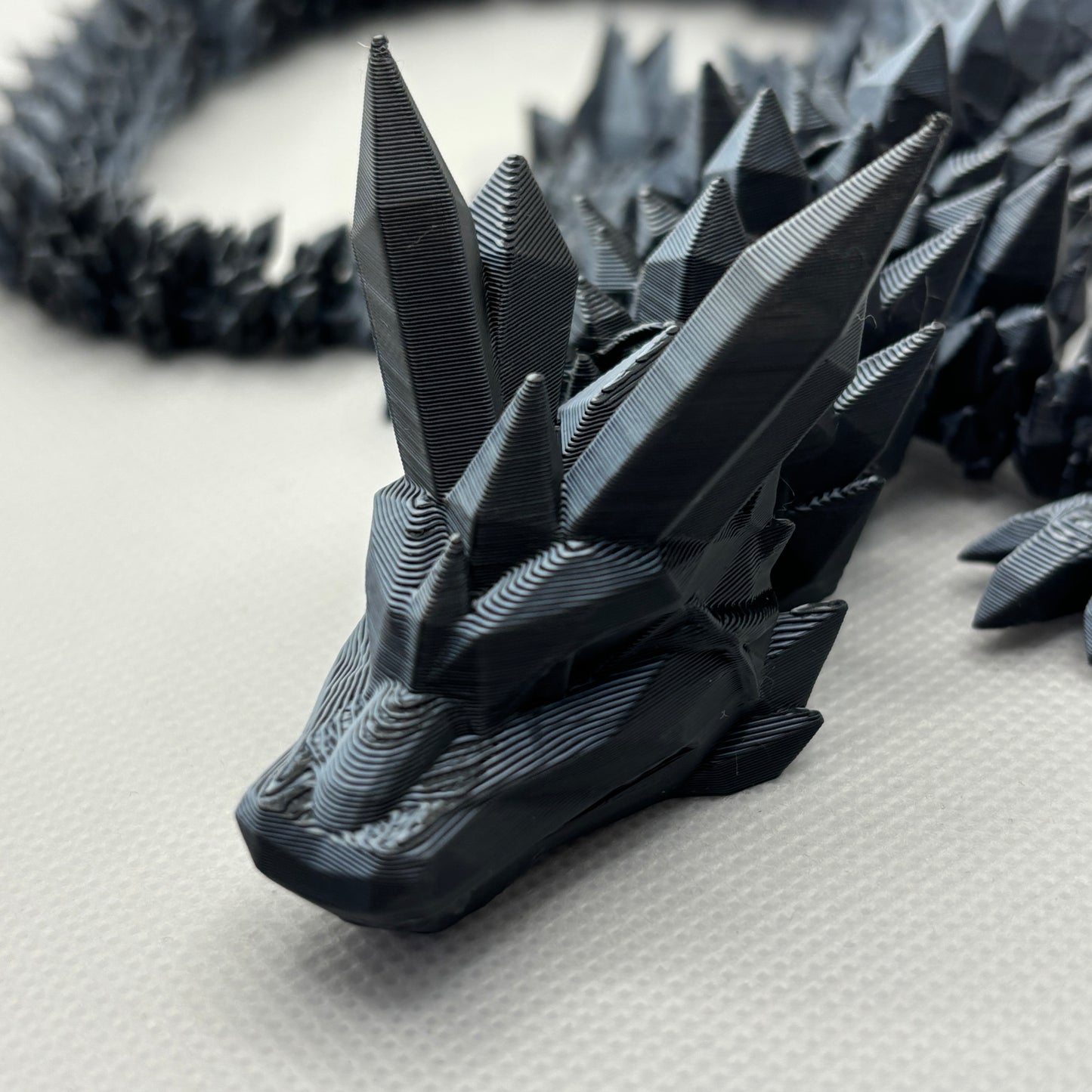 Crystal Dragon – 3D-gedruckter Kristalldrache (ca. 46cm)
