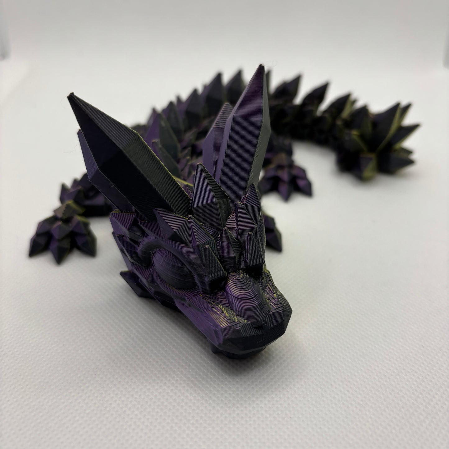 Baby Crystal Dragon – 3D-gedruckter Kristalldrache (ca. 27cm)