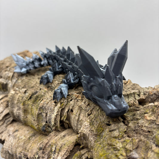 Baby Crysta Dragon – 3D-gedruckter Kristalldrache (ca. 16cm)
